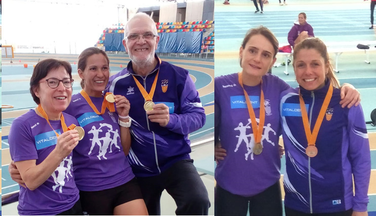 21 medalles per als atletes veterans del CA Tarragona al Campionat de Catalunya