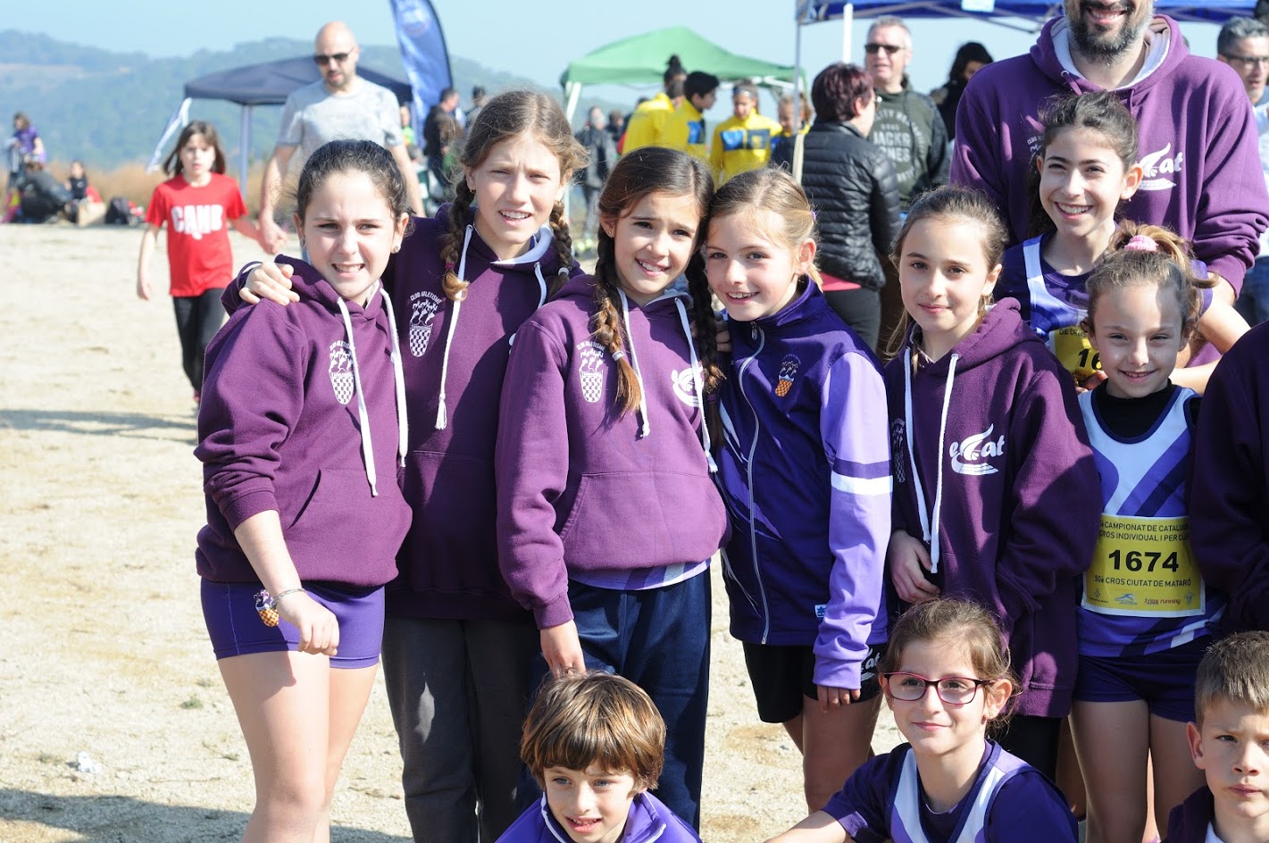 Les noies Sub12 del Club Atletisme Tarragona campiones de Catalunya i els nois Sub10 tercers en el Campionat de Catalunya de Cros celebrat a Mataró